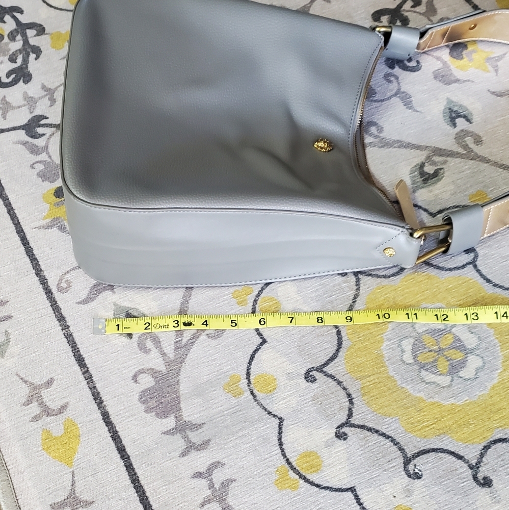 Ann Klein Gray Manmade Material Shoulder Bag⚜️🖤⚜️ - Picture 8 of 10